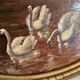 Tableau ancien les cygnes par vers 1920 par R Lutter