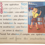 Affiche scolaire Rossignol tableau de lecture – le photographe / une opération