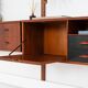 Teak modular shelving unit, Danish design, 1960s, made in Denmark