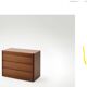 Angelo Mangiarotti for Molteni 4D Series solid wood Bar Cart 1970s