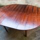 Table transformable en palissandre de rio 118cm