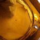 Ashtray, blown glass pocket emptying tray vintage 70's
