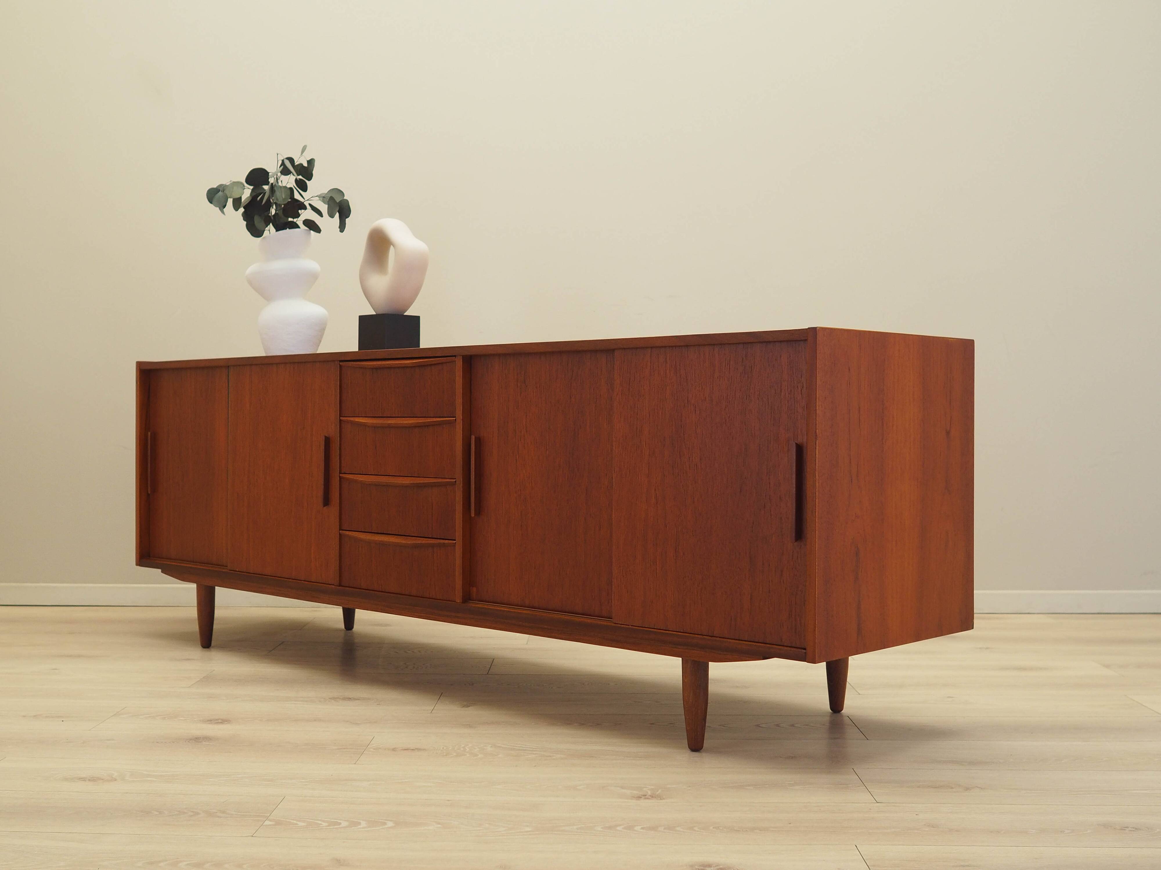 Teak sideboard, Danish design, 1970s, made in Denmark.