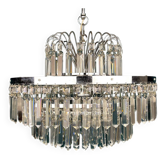 Lustre en cristal de Sijaj Hrastnik, Yougoslavie, années 1970