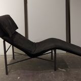 Vintage Skye leather lounge armchair by Tord Björklund for Ikea, 1980