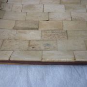 Rectangular bone tray, 34.5 cm