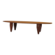 Danish coffee table in the shape of a surfboard from the 1960s.