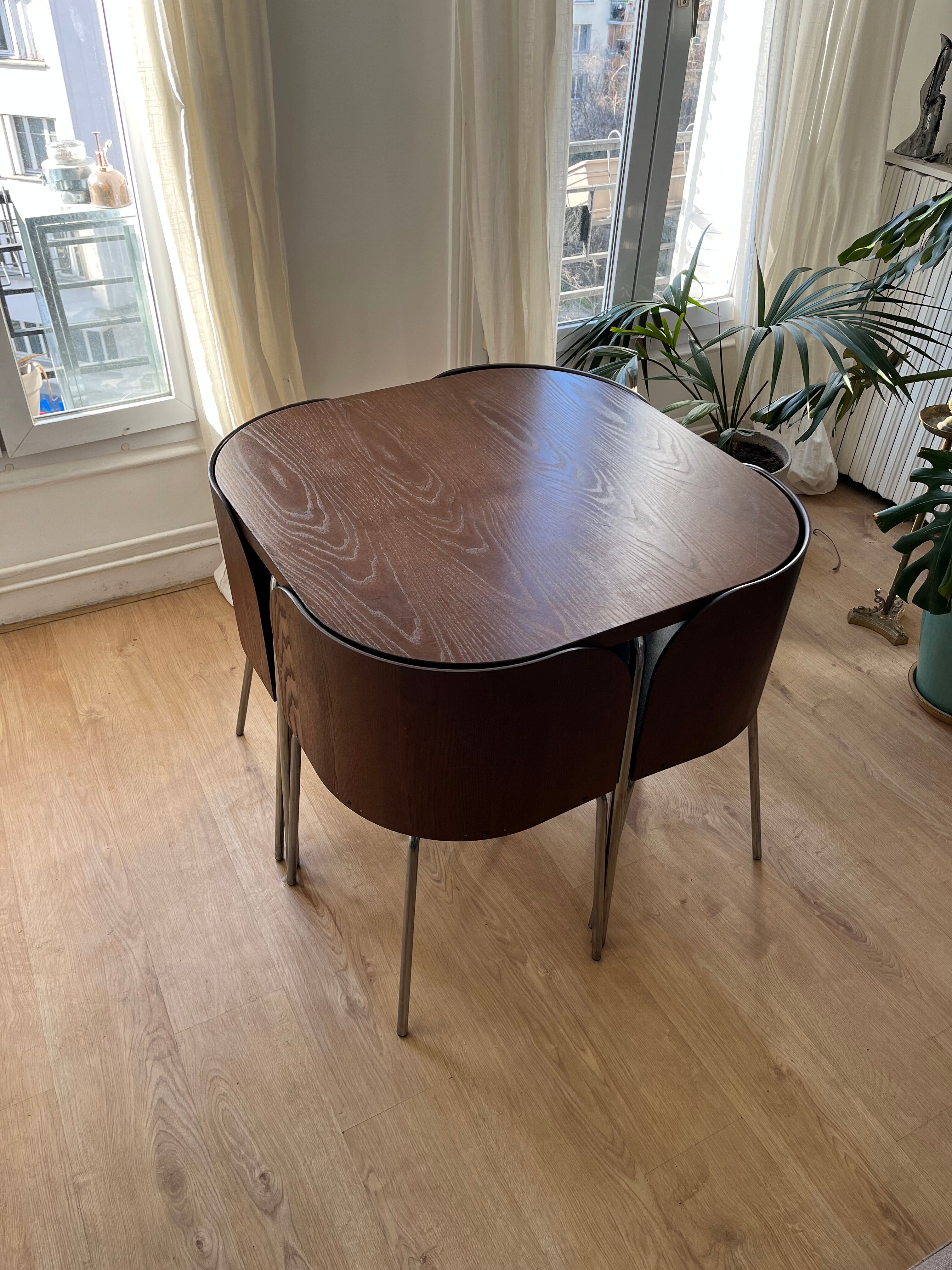 Vintage fusion dining set by sandra kragnert for ikea - table 4