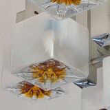 Lustre vintage à 9 feux Scoliari pour Mazzega années 60-70