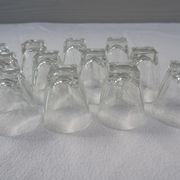 12 engraved liqueur glasses – from the 1960s-1970s