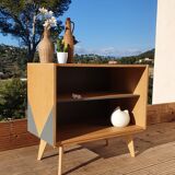 Vintage sideboard with compass feet