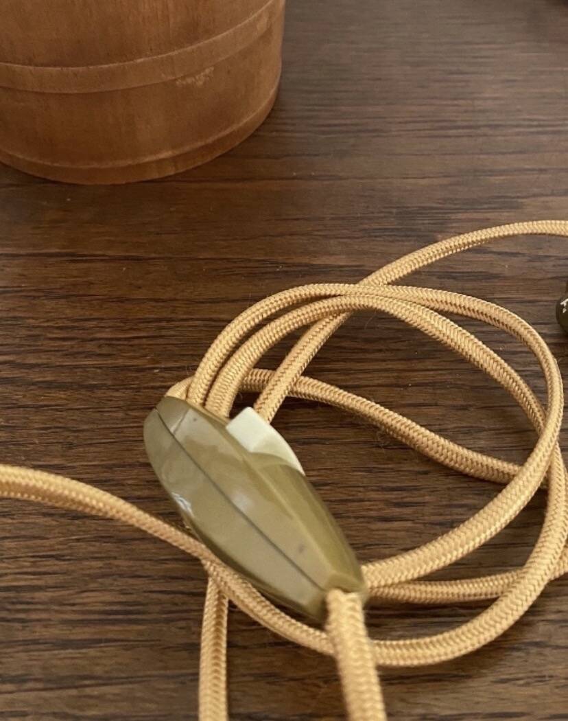 Ceramic lamp, new fabric cable, cotton lampshade.
