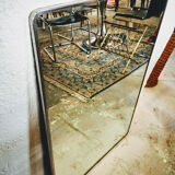 Chrome rectangular mirror 62x92cm