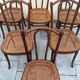 6 thonet chairs model 56 thonet
