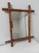 bamboo mirror, vintage, 45 by 56cm