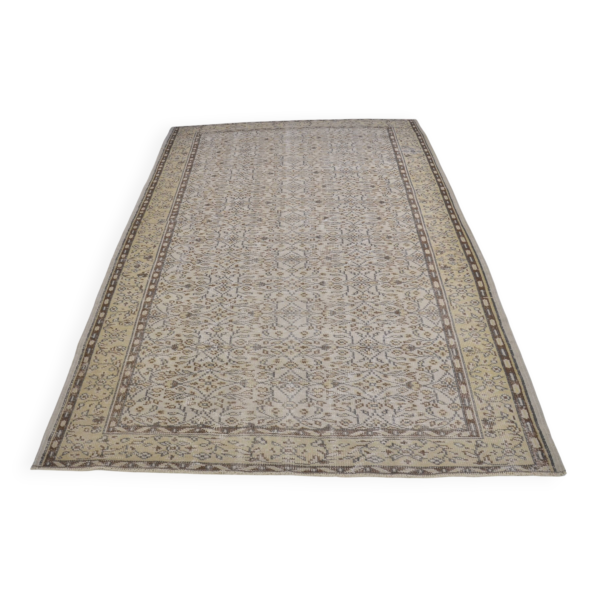 Vintage Anatolian Oushak Rug sku1314