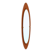 Miroir avec cadre en contreplaqué courbé, années 1960