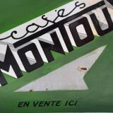 Café Montoux enameled plate