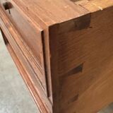 19th century walnut stepped desk