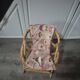fauteuil enfant en rotin vintage