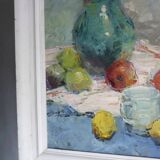 Vintage still life oil painting | Leonid Moshenkov | 1980s