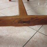 Farmhouse table in solid oak
