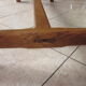 Farmhouse table in solid oak