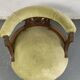 Fauteuil empire velours vert ancien