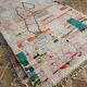 Berber Boujaad rug in coloured wool
