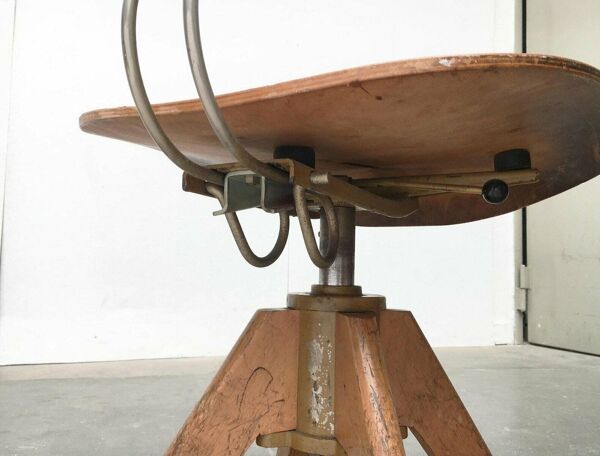 Fauteuil pivotant Mid-Century SE 40 allemand début par Egon Eiermann pour Wilde + Spieth, années 1950