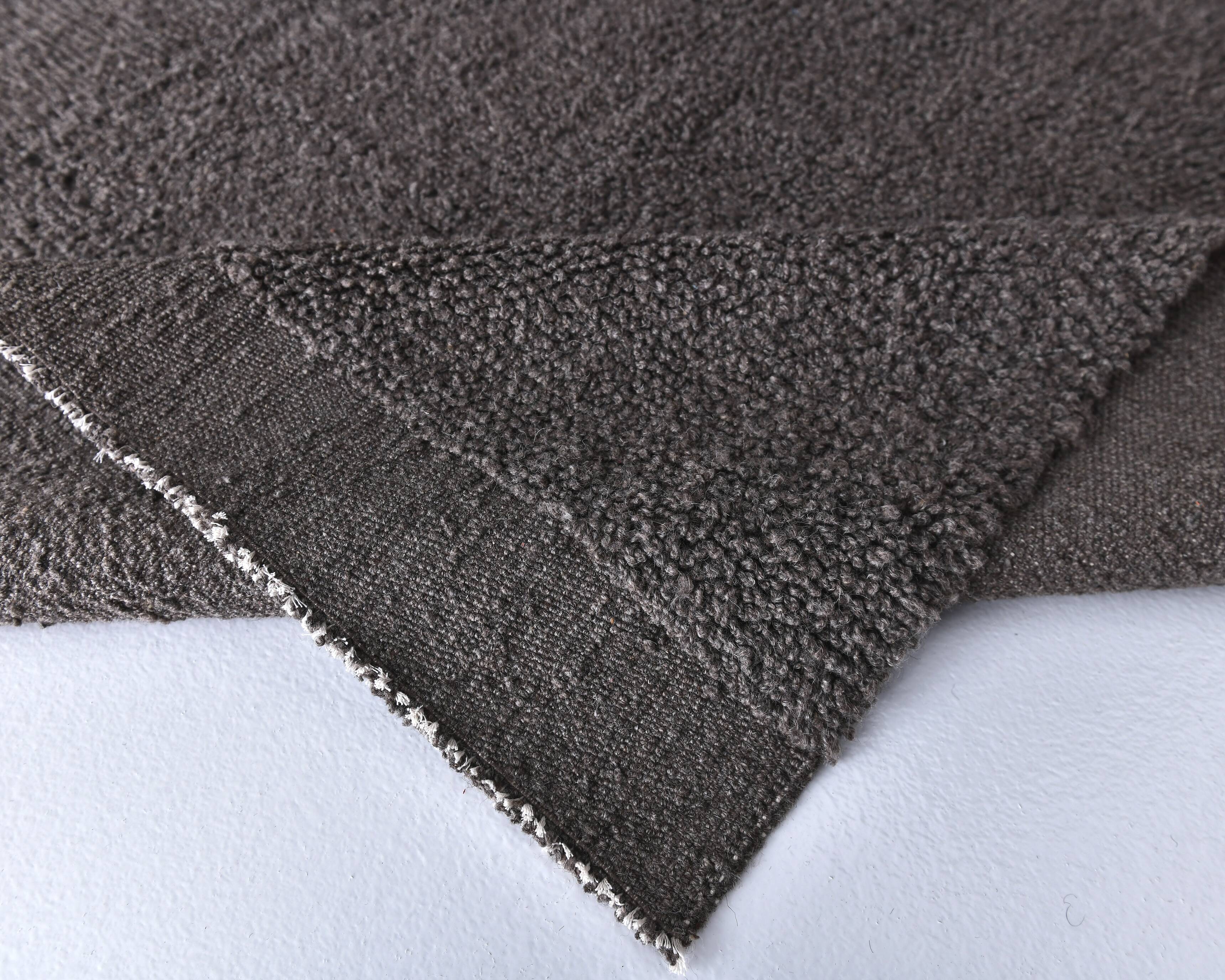 9x12 Brown Gray Turkish Vintage Rug 282x355Cm SK 241965