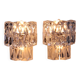Rare 1960s Kinkeldey German crystal wall sconce 1960