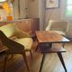 Pair of Erton bridge armchairs France from the 50s