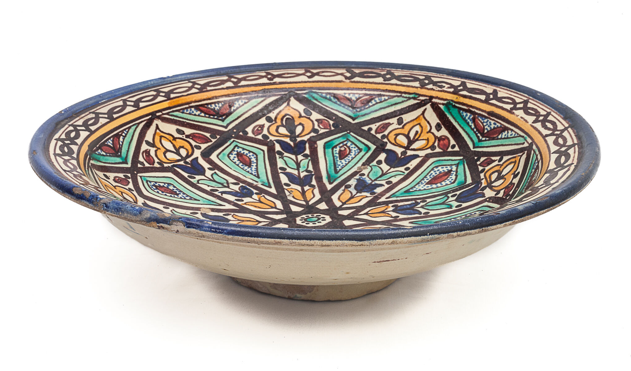 Vintage Moroccan dish, 1900