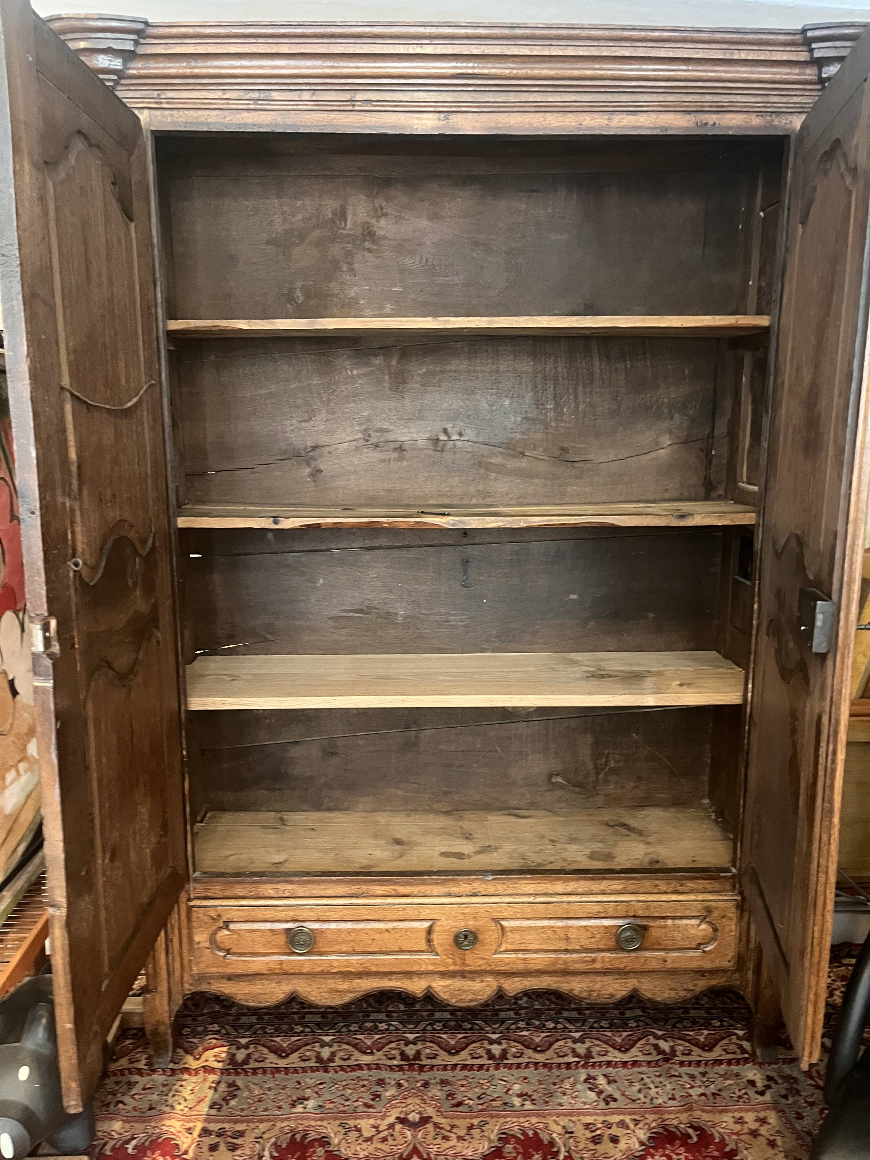 antique oak wardrobe