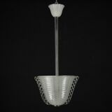 Rare Art Deco Ercole Barovier chandelier in  Murano glass. Italy 1940