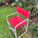 Vintage red folding chair