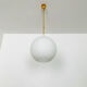 Large opaline lamp by Aloys Gangkofner for Peill and Putzler