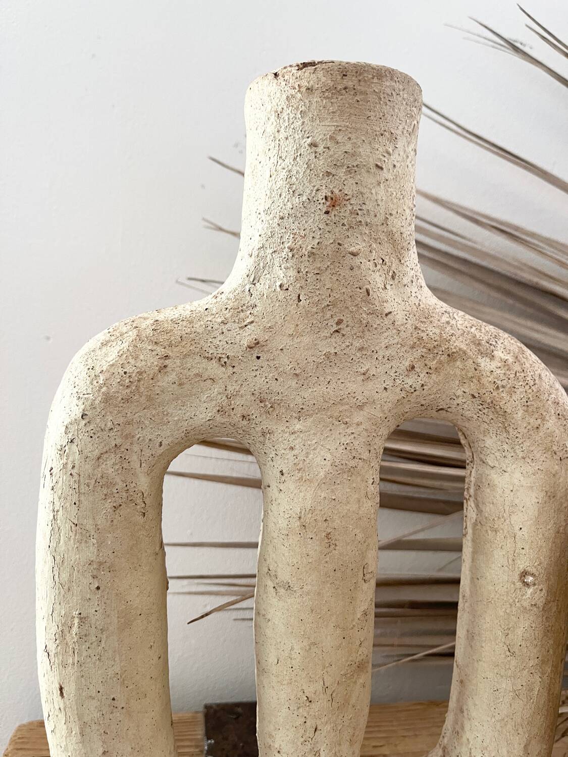 White terracotta pottery