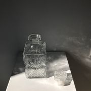 Carafe à whisky en verre