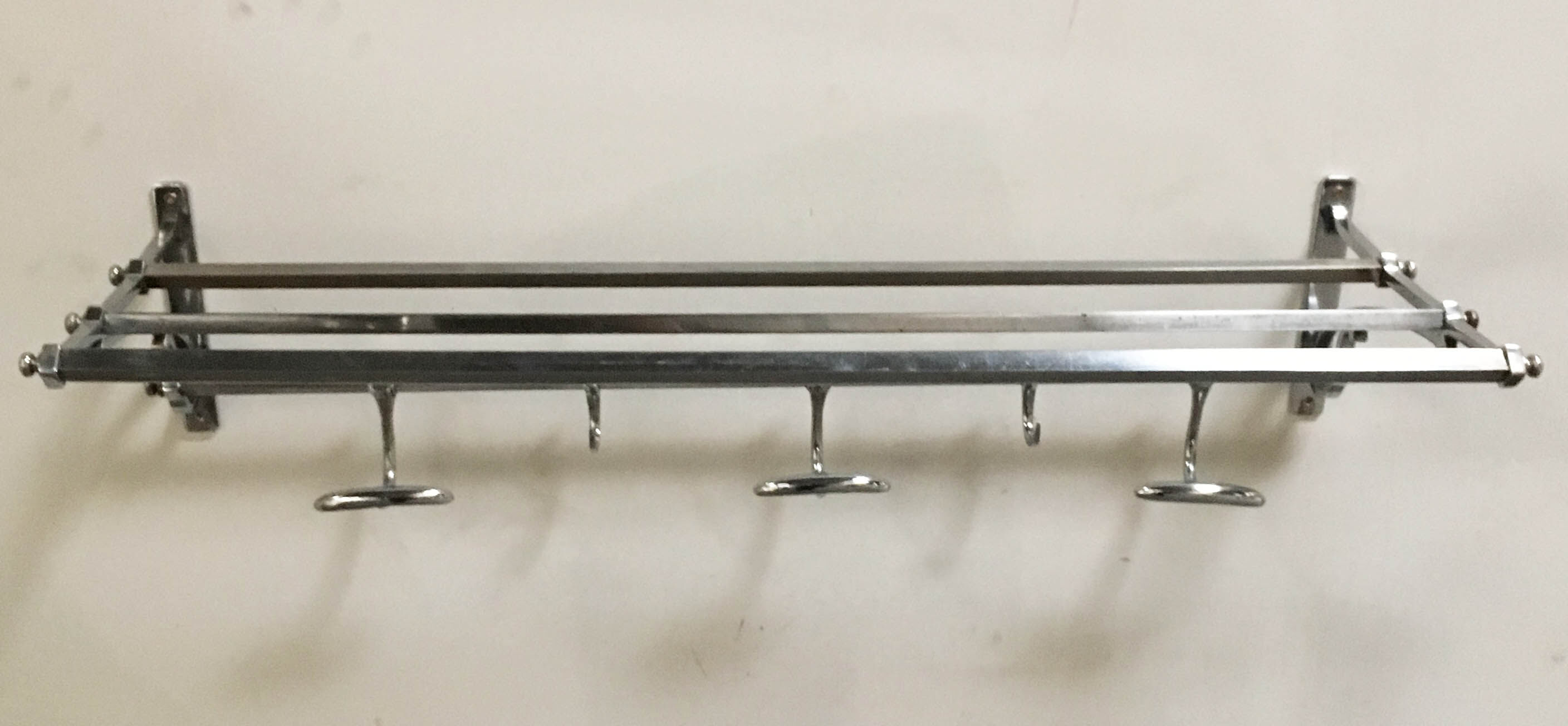 Coat hangers chromed brass