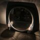 Miroir illuminé de l'ère spatiale italienne par Thema, années 1970