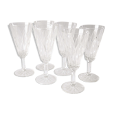 Set of 6 champagne flutes