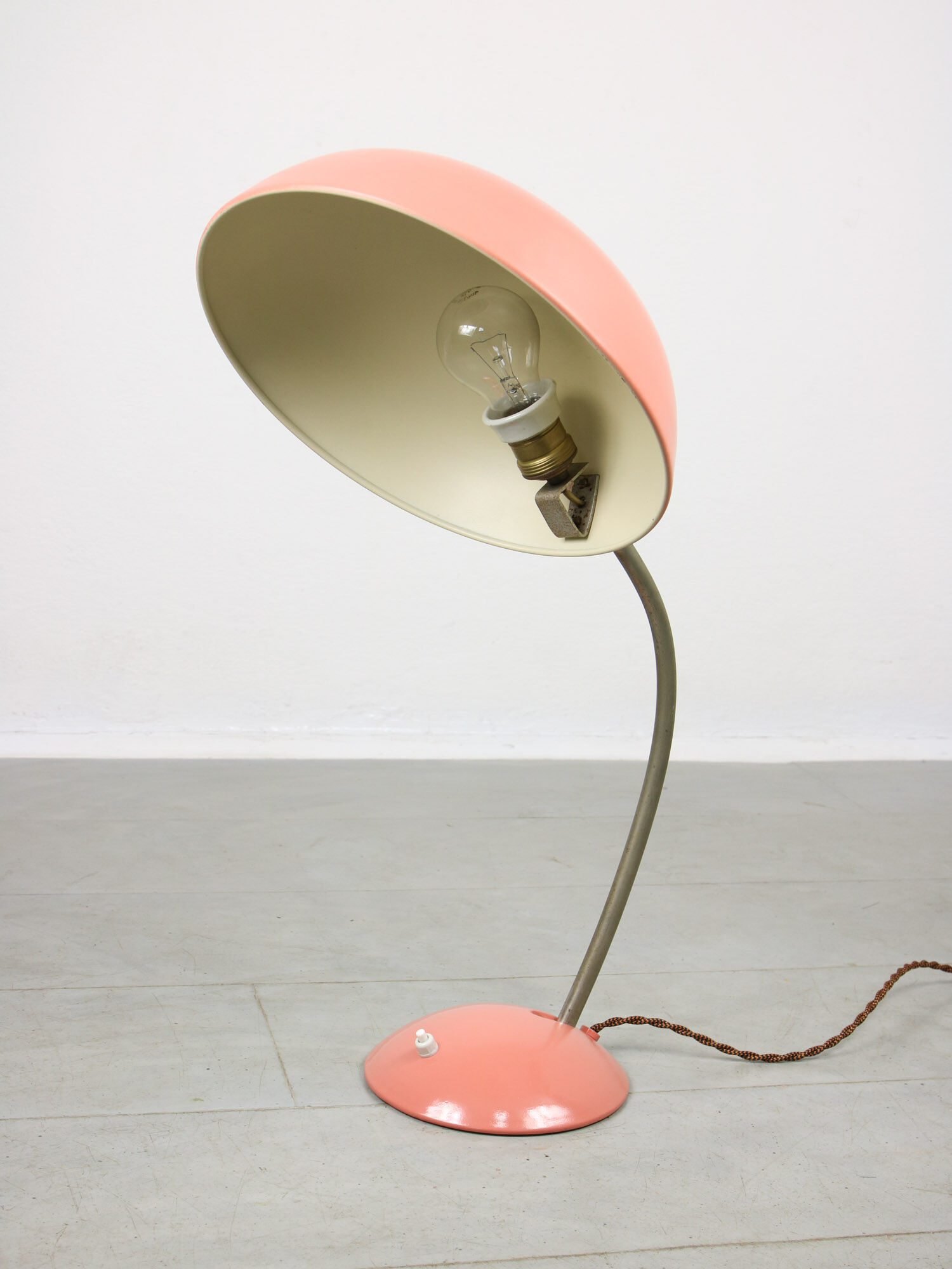 Bauhaus Salmon Table Lamp, 1930s