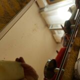 Wall-mounted mat rack, 40's hat rack