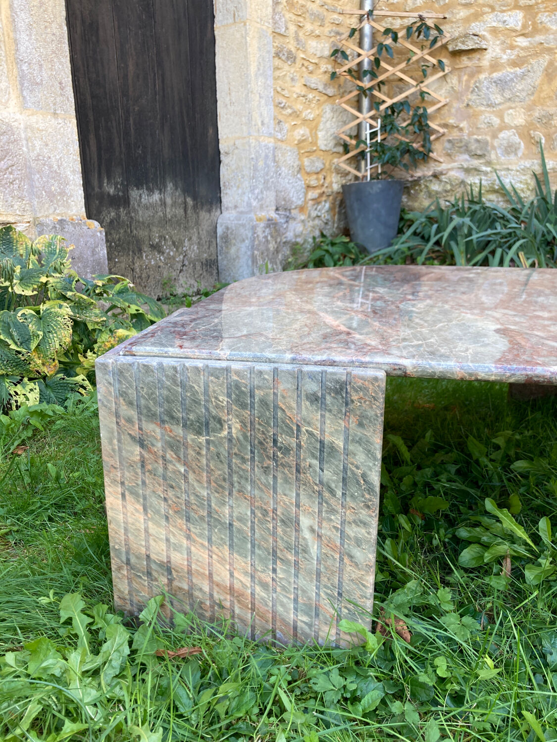 Marble coffee table Roche Bobois