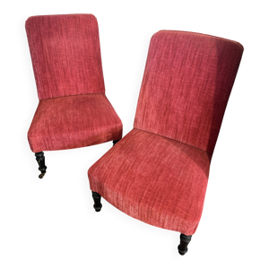 Chaises basses Napoléon