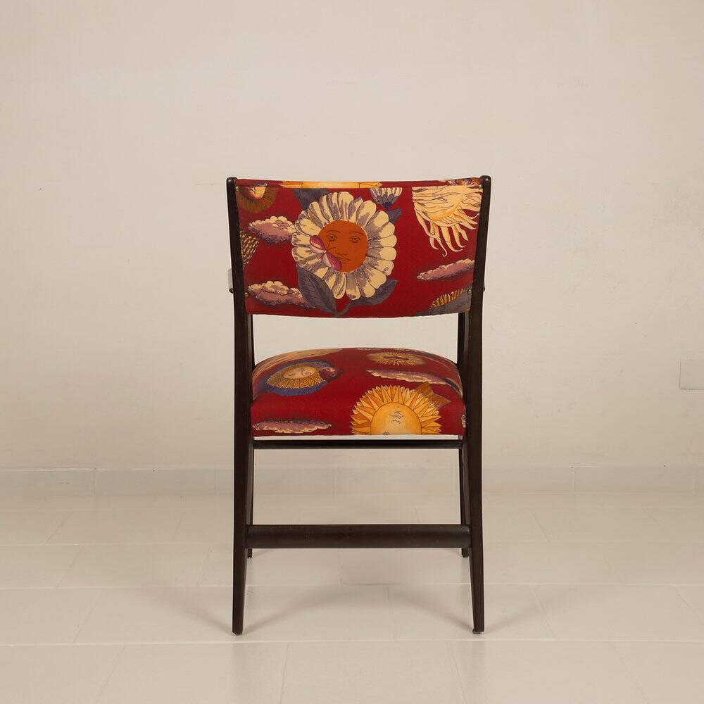 110 Chair by Gio Ponti and Fornasetti for Cassina, 1953