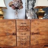 Art deco walnut sideboard