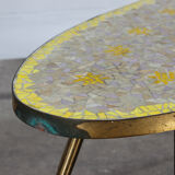 Deutscher 1950er Mosaiktisch Coffee table Vintage design MCM